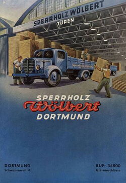 Kalender aus dem Jahre 1954
