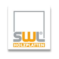 Das Logo von SWL Holzplatten zeigt hochwertiges Zubehör für Türen, Böden und Dekore in Dortmund. | © Wölbert