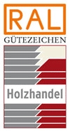 RAL Gütezeichen für hochwertigen Holzhandel, ideal für Türen, Platten und Böden von Sperrholz Wölbert in Dortmund. | © RAL
